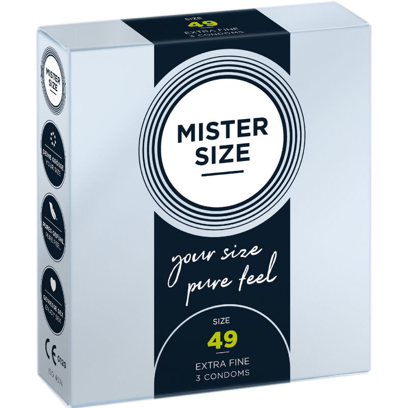 Comprar Mister Size Preservativos Talla S 49 Mm – Diseño Confiable Para Mayor Comodidad-PRESERVATIVOS-Noxtic