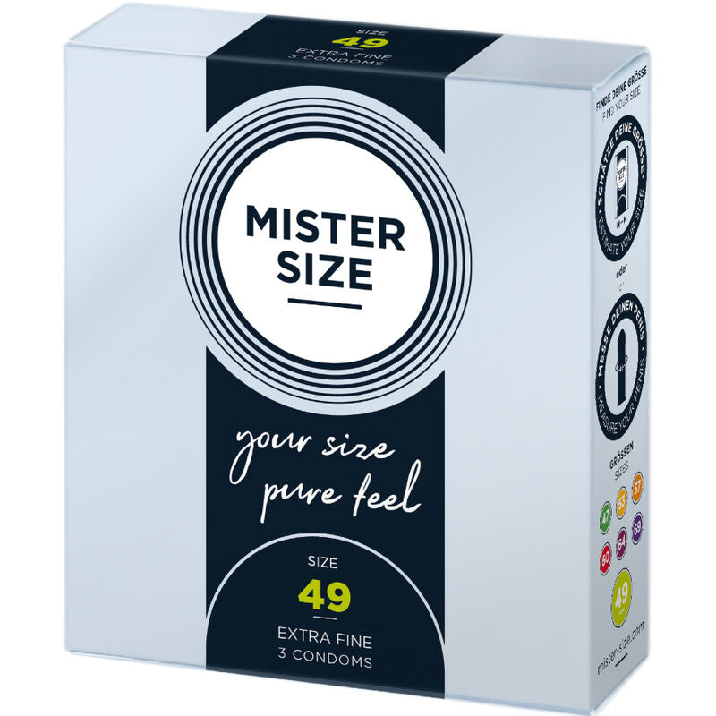 Mister Size Preservativos Talla S 49 Mm – Diseño Confiable Para Mayor Comodidad