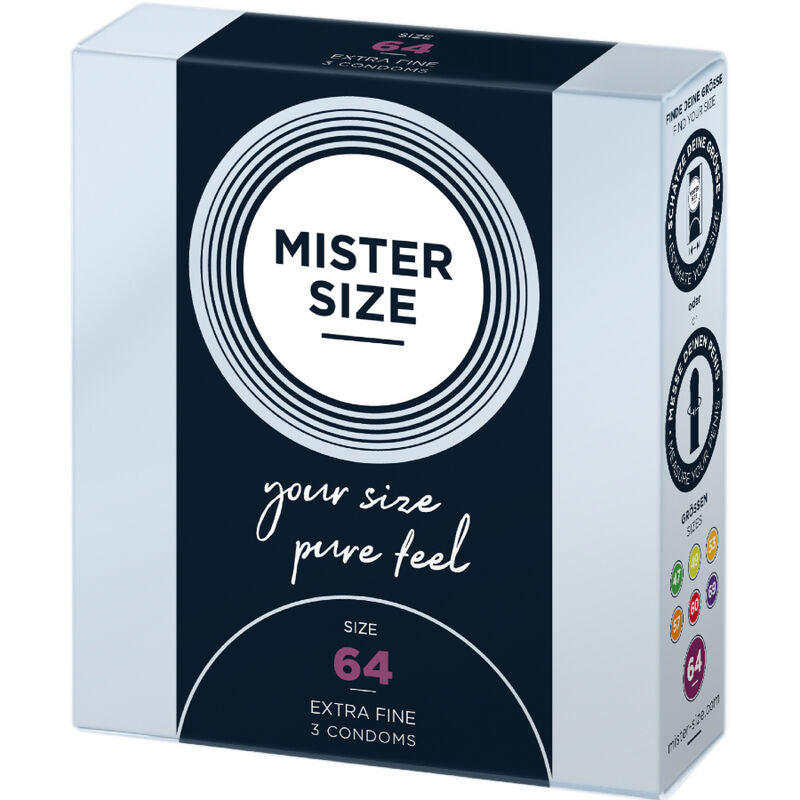 Comprar Mister Size Preservativos Talla XXL 64 Mm – Ajuste Excepcional Para Mayor Comodidad-PRESERVATIVOS-Noxtic
