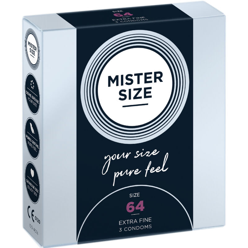 Comprar Mister Size Preservativos Talla XXL 64 Mm – Ajuste Excepcional Para Mayor Comodidad-PRESERVATIVOS-Noxtic
