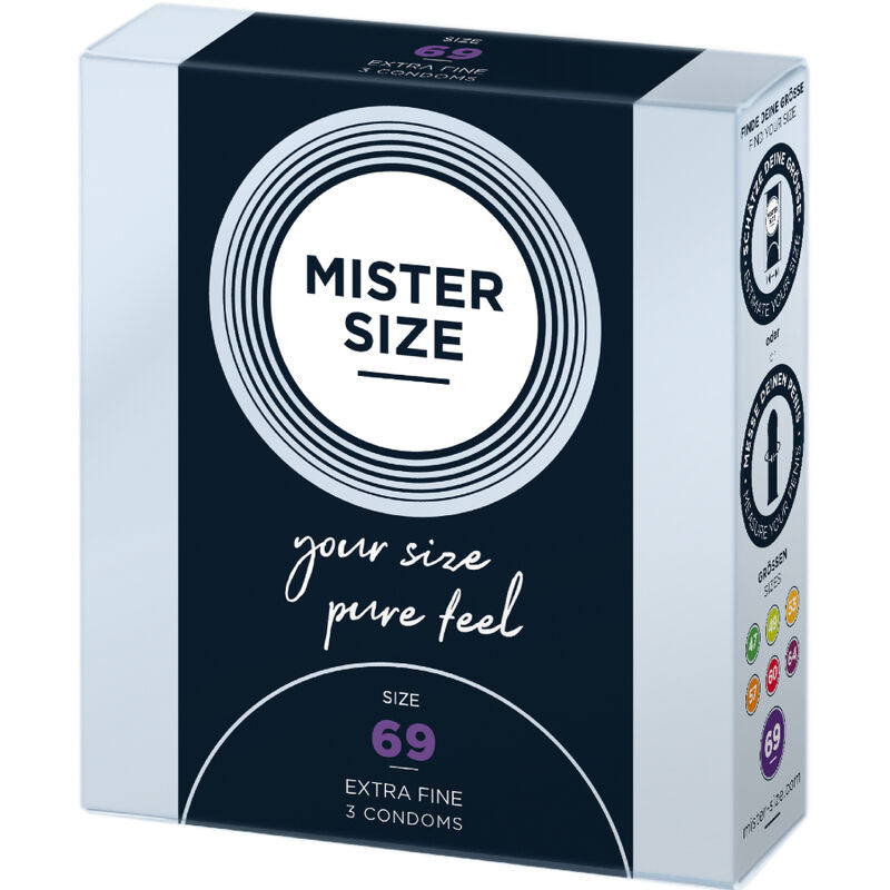 MISTER SIZE Preservativos Talla XXXL 69 MM – Comodidad Y Seguridad Para Una Experiencia Placentera