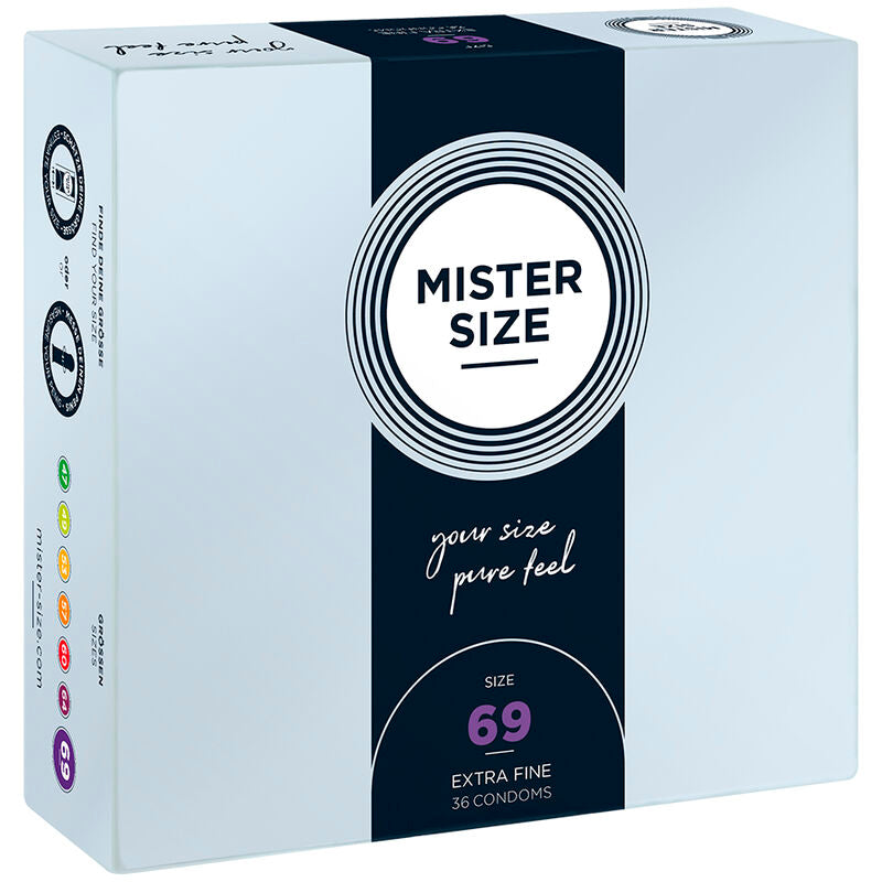 Comprar MISTER SIZE Preservativos Talla XXXL 69 MM – Comodidad Superior Para Hombres Con Mayor Tamaño-PRESERVATIVOS-Noxtic