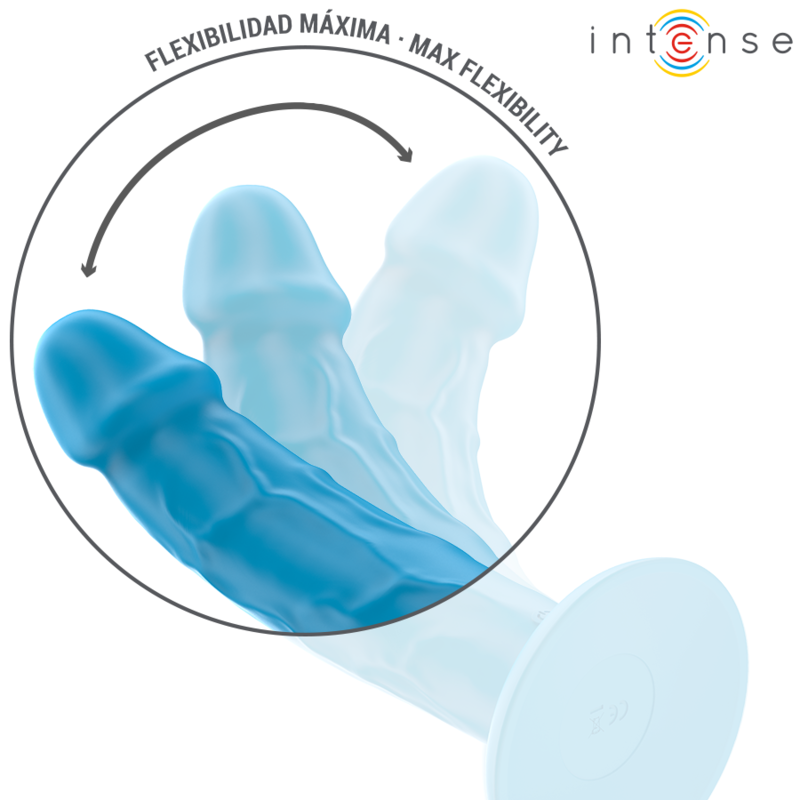 Comprar INTENSE Phoebe Vibrador Realístico Azul – 10 Modos De Vibración Con Control Remoto-Noxtic