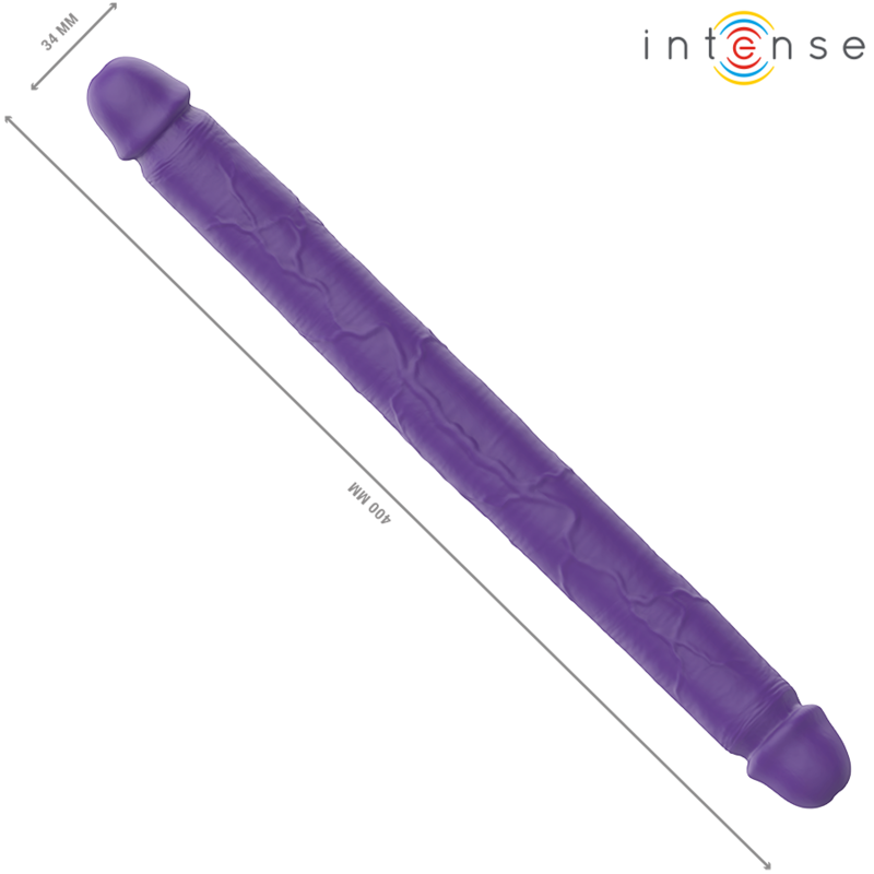 Comprar INTENSE Gunter Dildo Doble Vibrador 40 Cm Morado – Experiencia Compartida Con Control Remoto-Noxtic