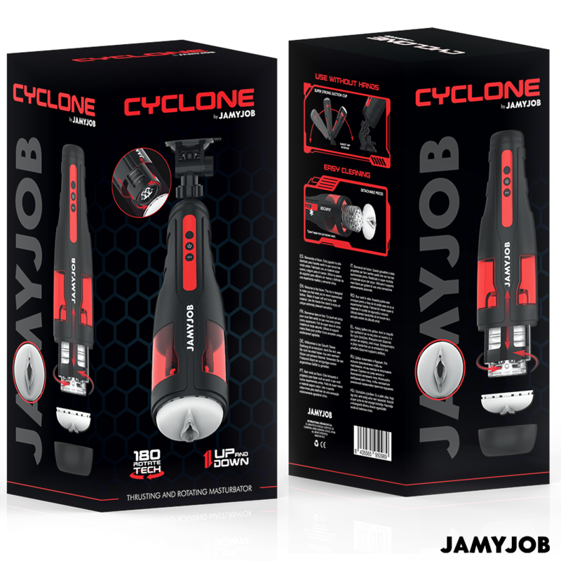 JAMYJOB Cyclone Automático – Masajeador Con 10 Modos De Rotación Para Placer Personalizado
