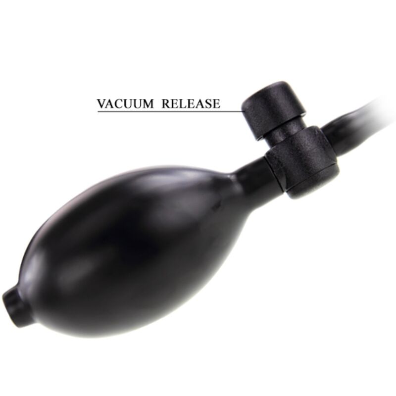 Comprar PRETTY LOVE Plug Anal Inflable Negro – Estimulador Ergonómico Para Placer Personalizado-Noxtic