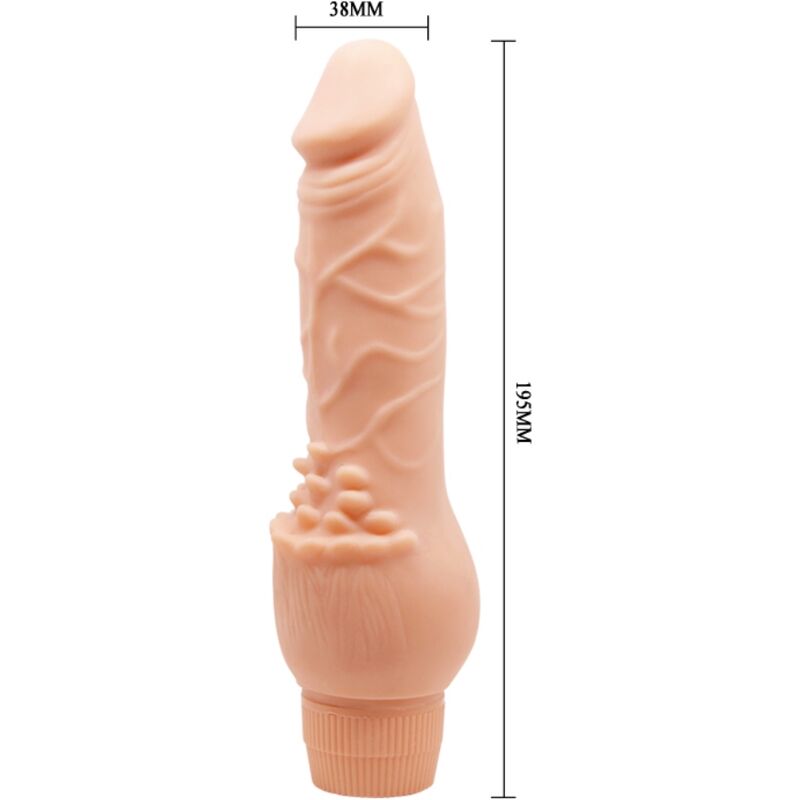 Comprar BAILE Barbara Vibrador Realístico 19.5 CM Natural – Diseño Ergonómico Para Placer Sensual-Noxtic