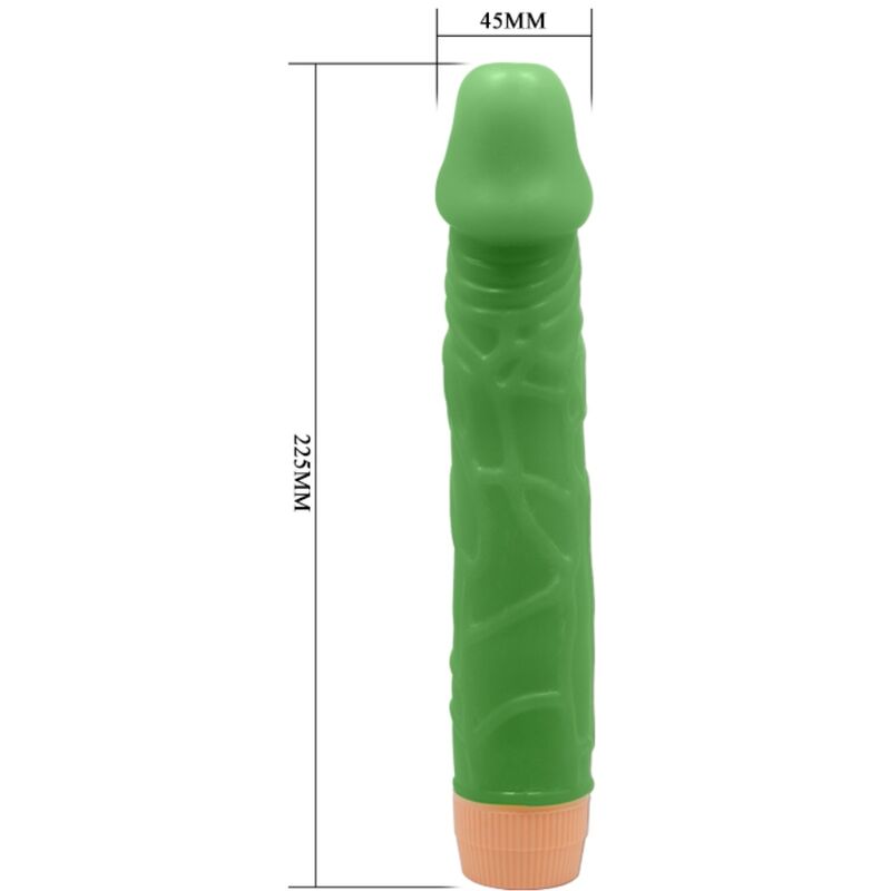 Comprar Baile Bill Vibrador Realista 22.5 Cm Verde – Diseño Ergonómico Para Placer Intenso-Noxtic