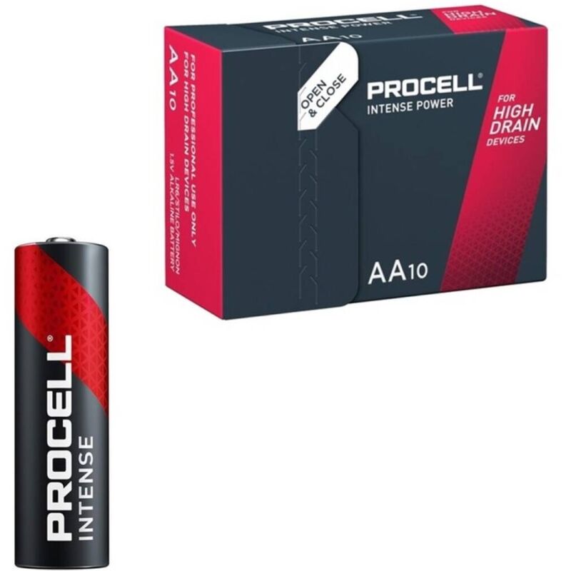 Comprar Procell Intense Power Alcalina LR6 AA 1.5V Caja 10 – Pilas de Larga Duración Para Dispositivos Electrónicos-Noxtic