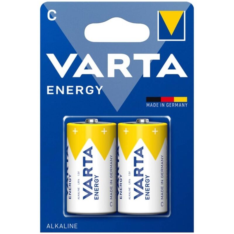 Comprar VARTA Energy Pila Alcalina C LR14 Blister 2 Unidades – Energía Confiable Para Dispositivos Variados-Noxtic