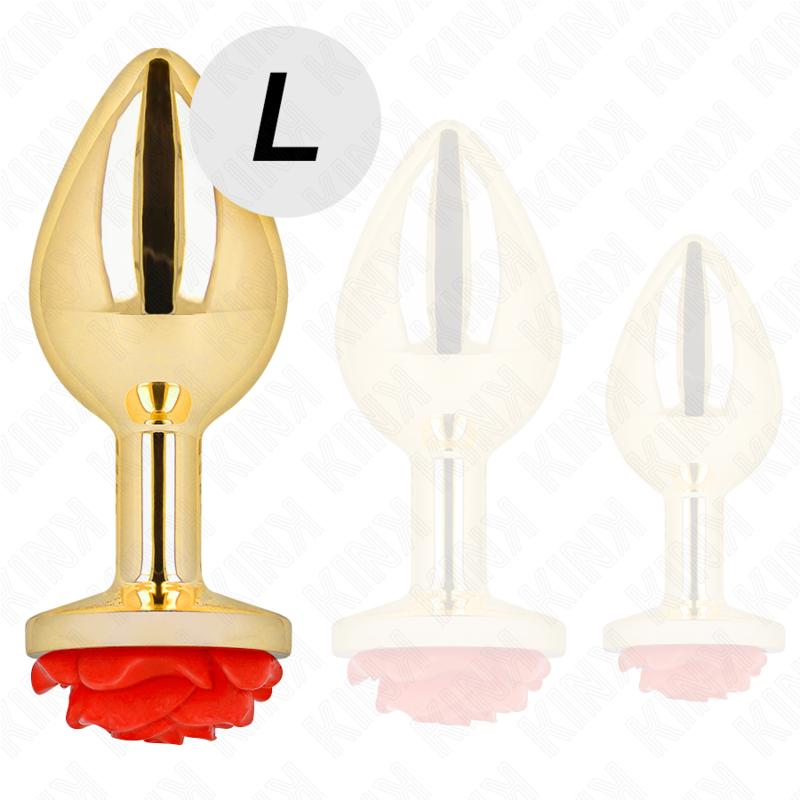 Comprar KINK Plug Anal Dorado Talla L – Juguete Elegante Para Nuevas Sensaciones Con Diseño Sofisticado-Noxtic