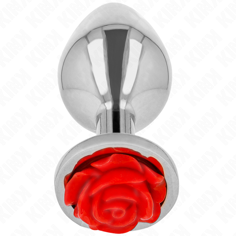 Comprar KINK Plug Anal Rosa Roja Talla M – Diseño Elegante Para Exploración Sensual-Noxtic