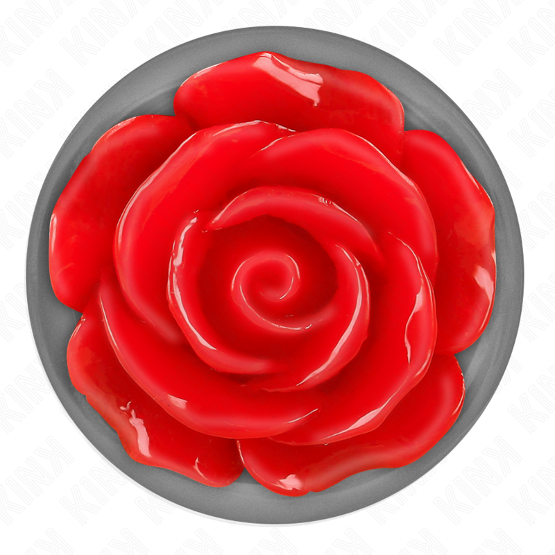 Comprar KINK Plug Anal Rosa Roja Talla M – Diseño Elegante Para Exploración Sensual-Noxtic