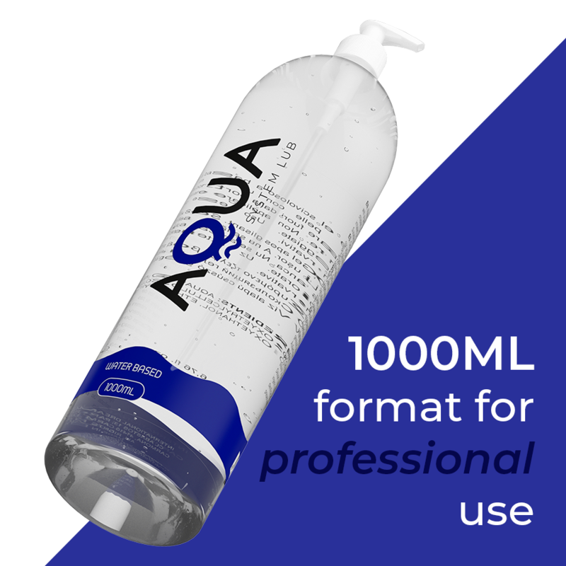 Comprar Aqua Quality Lubricante Base De Agua 1000 ML – Lubricante Suave y Sedoso Para Sensación Natural-Noxtic