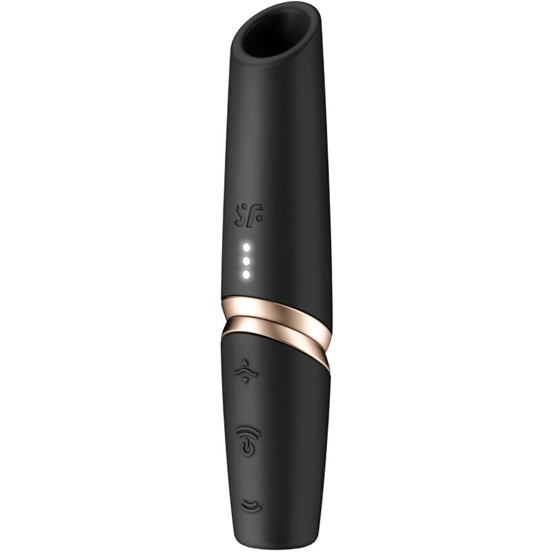 Comprar Satisfyer Perfect Kiss Estimulador por Ondas Negro Dorado – Innovador Diseño Para Placer Sensorial-Noxtic