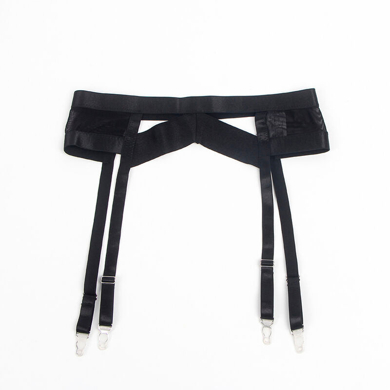 Comprar SUBBLIME Conjunto Sujetador Con Liguero Negro L/XL – Elegancia Y Comodidad Para Ocasiones Especiales-Noxtic