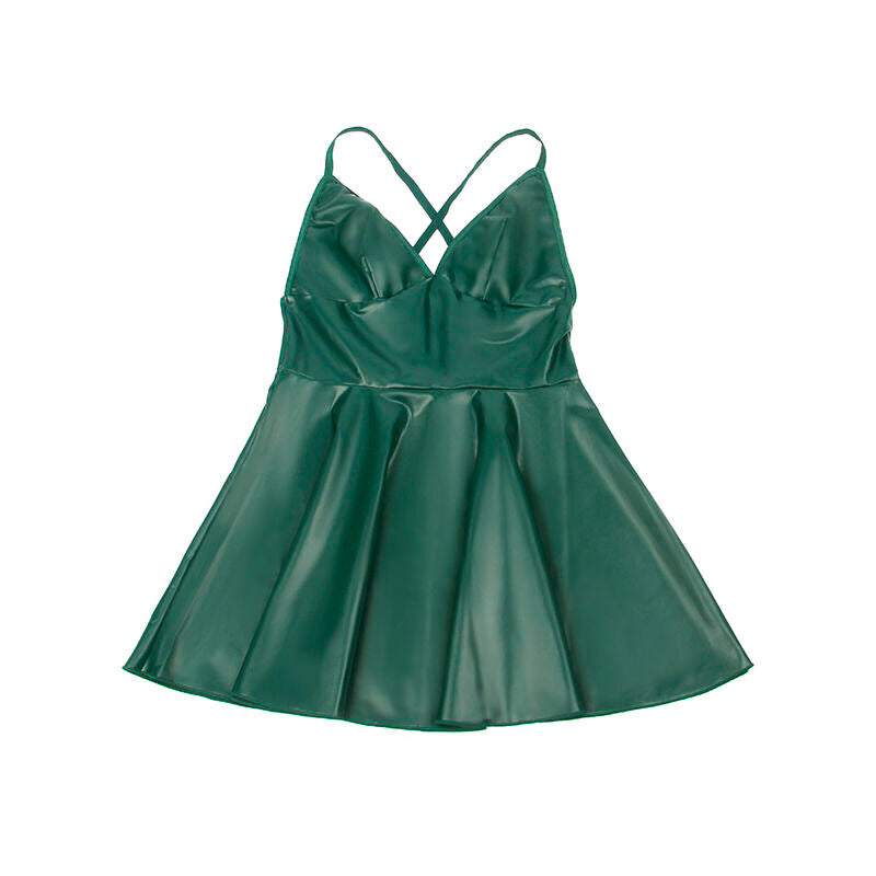 Comprar SUBBLIME Vestido Con Tirantes De Cuero Verde L/XL – Elegancia Y Comodidad Para Ocasiones Especiales-Noxtic