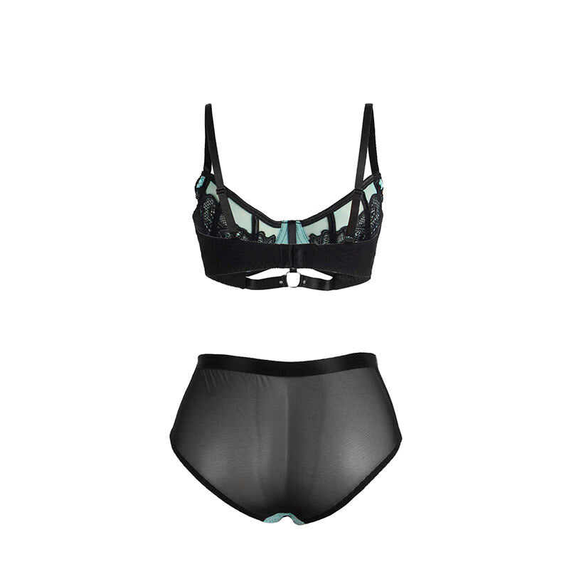 Comprar SUBBLIME Conjunto Sujetador Con Cremallera De Malla Verde L/XL – Elegancia Y Comodidad Para Tu Estilo-Noxtic