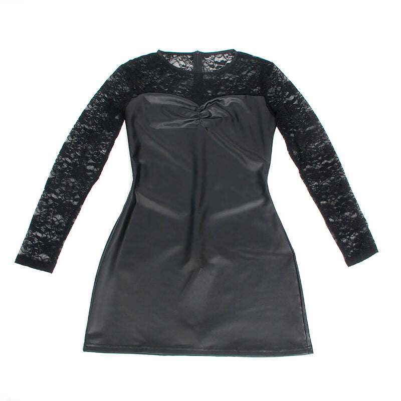 Comprar SUBBLIME Vestido Manga Larga Con Encaje Negro LXL – Elegancia Y Comodidad Para Ocasiones Especiales-Noxtic