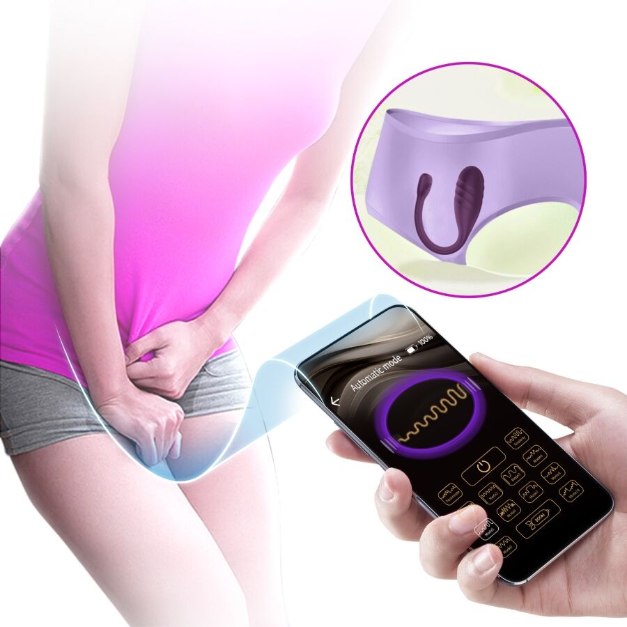 Comprar Pretty Love Leviathan Morado – Vibrador Recargable Con Control App Para Libertad Sensual-Noxtic