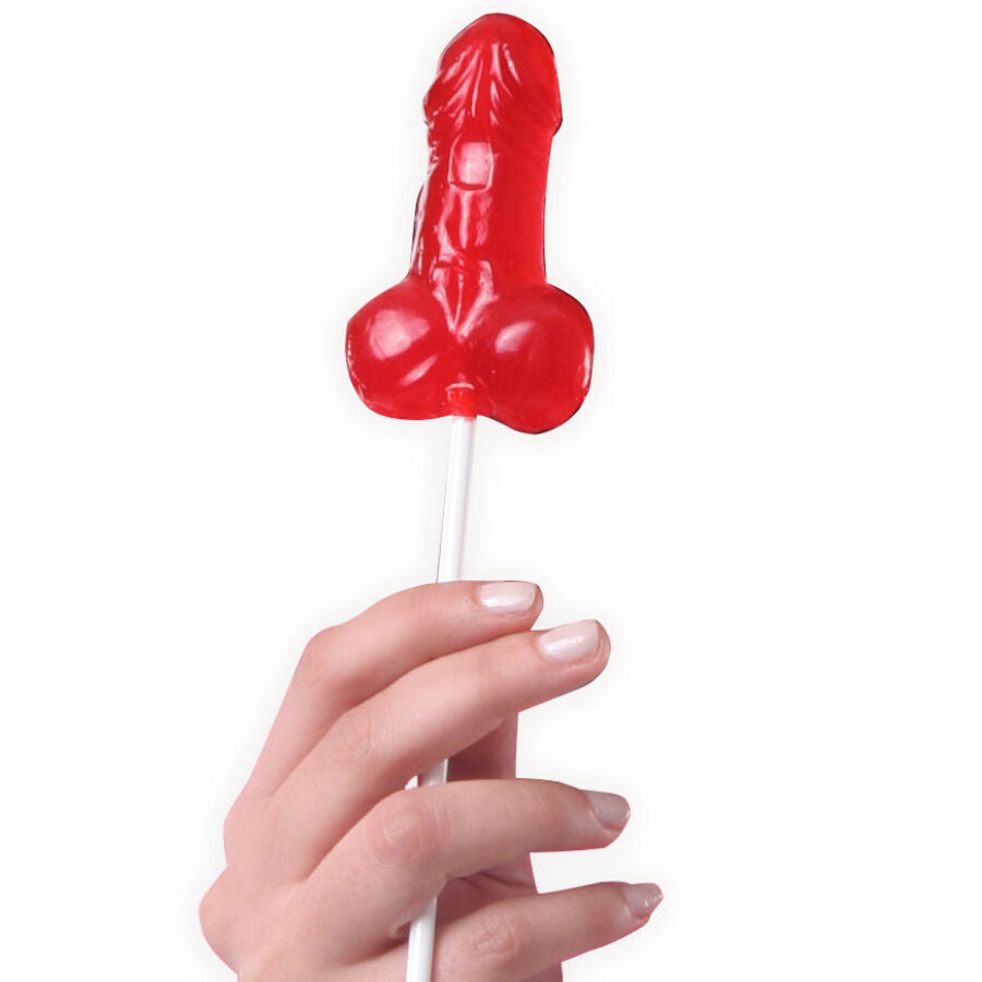SECRETPLAY - PIRULETA PENE GOMINOLA FRESA-SECRETPLAY COSMETIC-Noxtic