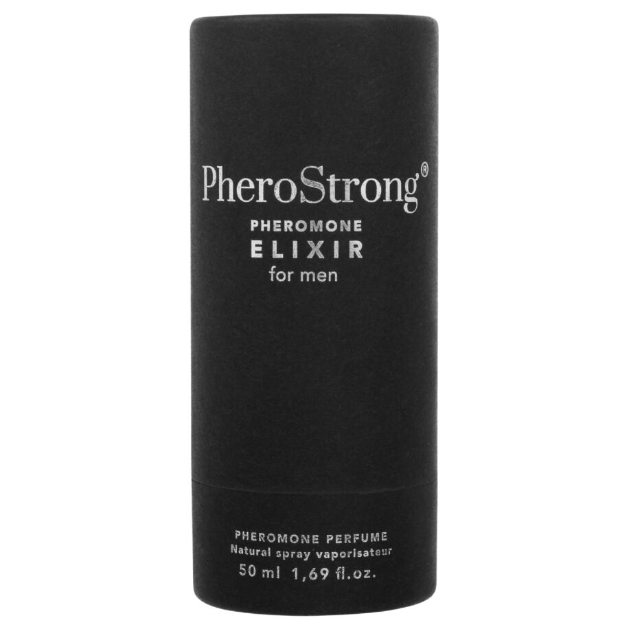 PHEROSTRONG Elixir De Feromonas Para Hombre 50 Ml – Fragancia Atractiva Para Aumentar Tu Confianza