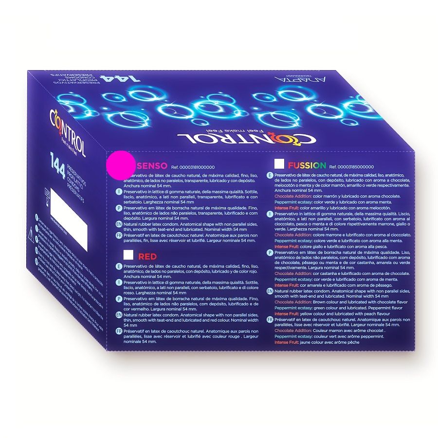 Comprar CONTROL Adapta Senso 144 Unid – Preservativos De Látex Con Ajuste Perfecto Para Máximo Placer-PRESERVATIVOS-Noxtic