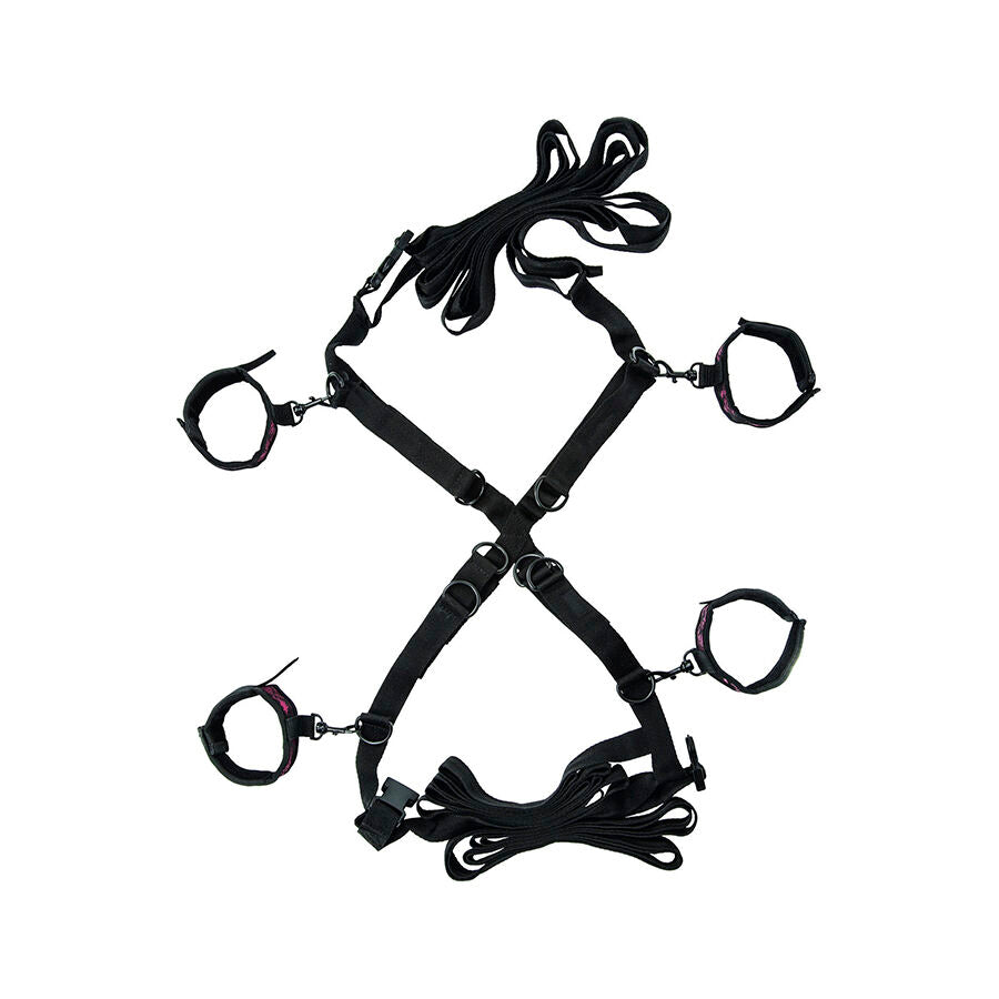 CALEXOTICS - SCANDAL SET DE ATADURAS CRUZADAS CAMA