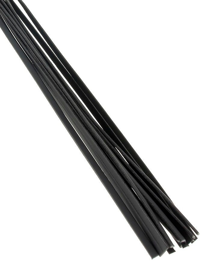 Comprar Fetish Fantasy Látigo Azotador Piel Negro – Diseño Ergonomico Con Mango Trenzado Para Agarre Seguro-Noxtic