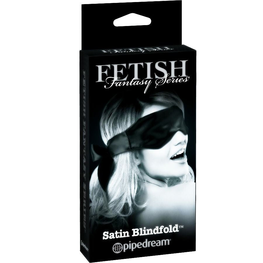 Comprar Fetish Fantasy Máscara Satinada Negra – Diseño Confortable Para Experiencias Sensuales-Noxtic