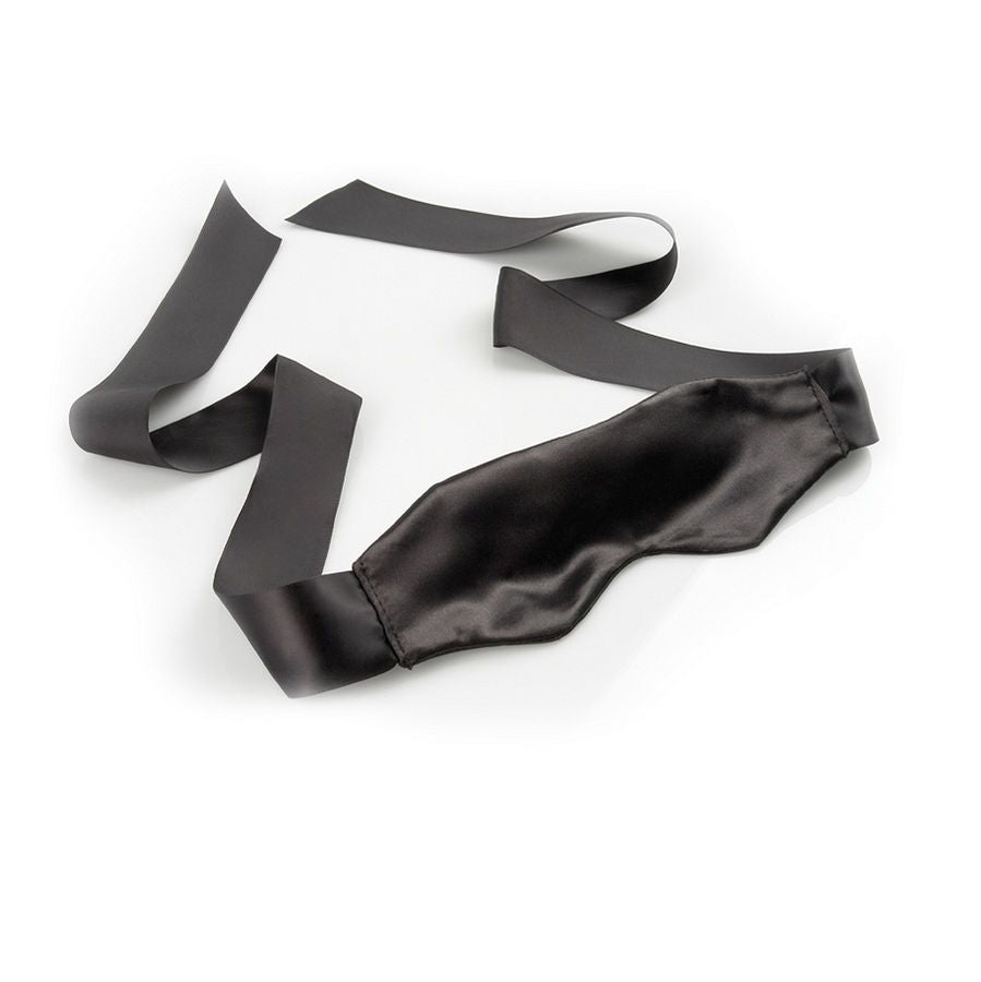 Comprar Fetish Fantasy Máscara Satinada Negra – Diseño Confortable Para Experiencias Sensuales-Noxtic