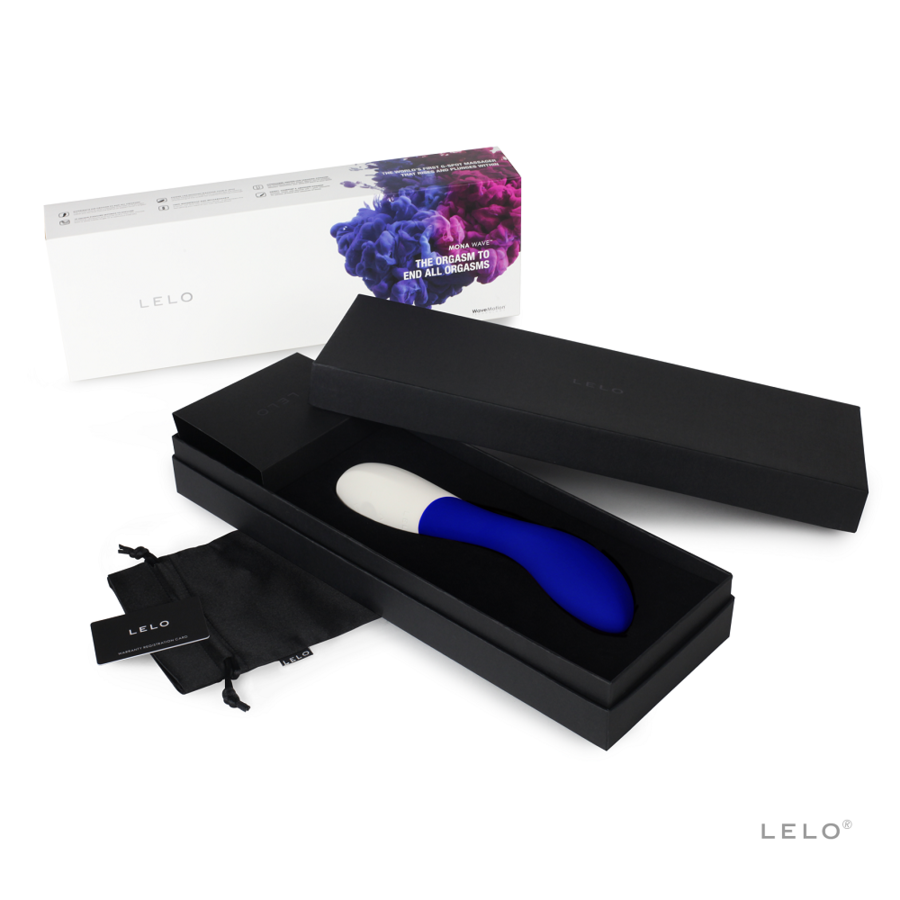 Comprar LELO MONA WAVE Vibrador Azul Noche – Estimulador Del Punto G Con Diseño Ergonómico-Noxtic
