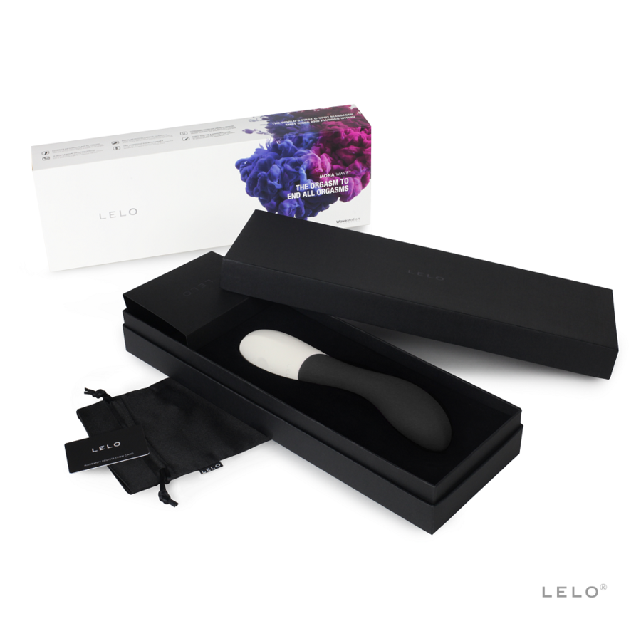 Comprar LELO Mona Wave Vibrador Negro – Estimulador Ergonómico Recargable Para Placer Intenso-Noxtic