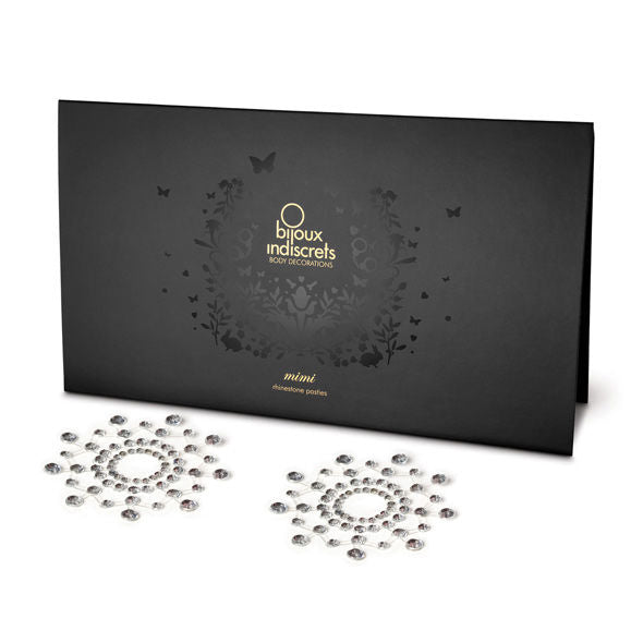 Comprar Bijoux Indiscrets Mimi Plata – Cubre Pezones Brillantes Para Resaltar Tu Sensualidad-Noxtic