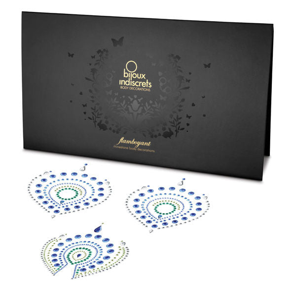 Comprar Bijoux Indiscrets Flamboyant Azul y Verde – Joyería Íntima Brillante Para Resaltar Tu Sensualidad-Noxtic
