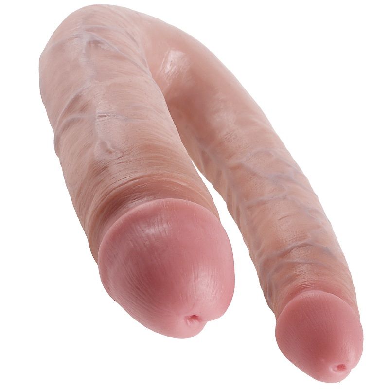 Comprar KING COCK Dildo Doble Con Tacto Realista – Fabricado A Mano Sin Latex Para Experiencia Confortable-Noxtic
