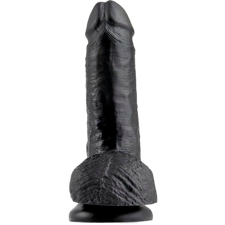 Comprar KING COCK 7 Pene Realista Negro – Diseño Realista Para Exploración Placentera-Noxtic