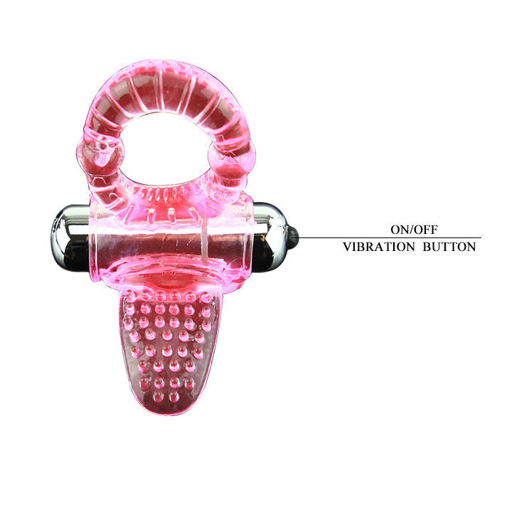 Comprar BAILE Sweet Abs Anillo Vibrador Rosa – Diseño Ergonómico Con Estimulador Para Mayor Placer-Noxtic