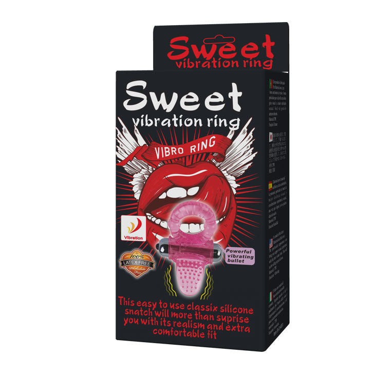 Comprar BAILE Sweet Abs Anillo Vibrador Rosa – Diseño Ergonómico Con Estimulador Para Mayor Placer-Noxtic