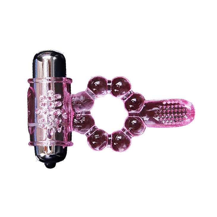Comprar BAILE Anillo Silicona 10 Ritmos – Doble Vibración Para Estimulación Ampliada-Noxtic
