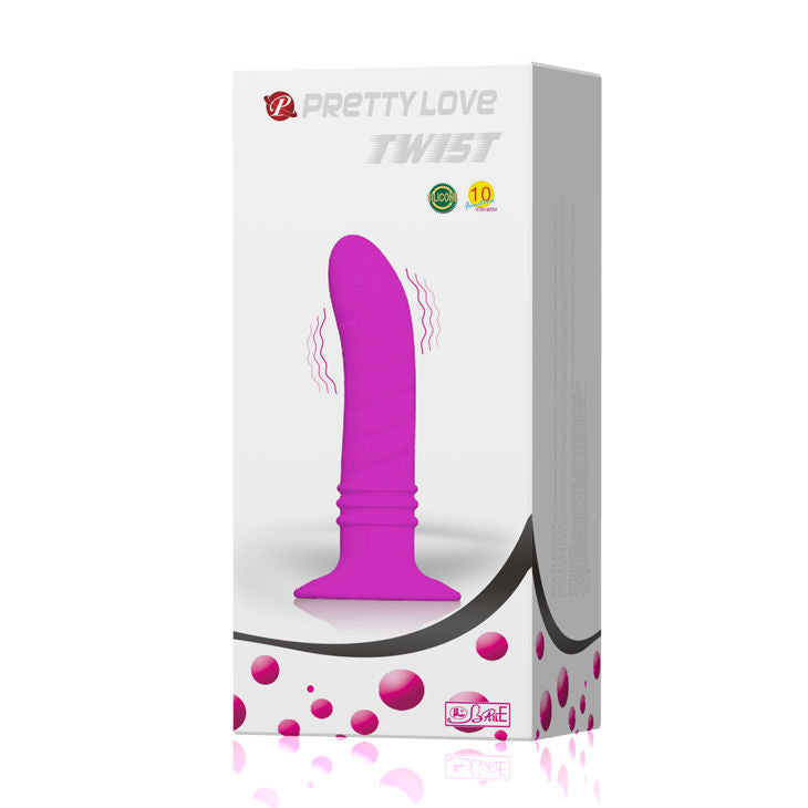 Comprar PRETTY LOVE Buttplug Analtwist II – Plug Vibrador De Silicona Con 10 Velocidades De Estimulación-Noxtic