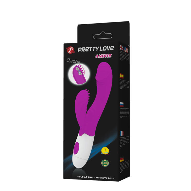 Comprar PRETTY LOVE Vibrador Estimulador Andre – Estimulación Intensa Con Diseño Elegante Y Color Atractivo-Noxtic