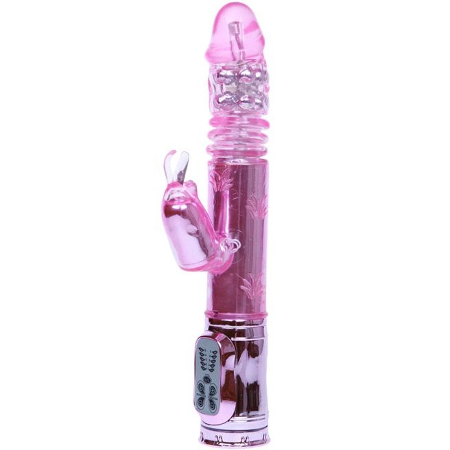 Comprar BAILE Throbbing Bunny Rosa – Vibrador Rotatorio Con Estimulación Clitorial Y Vaginal-Noxtic
