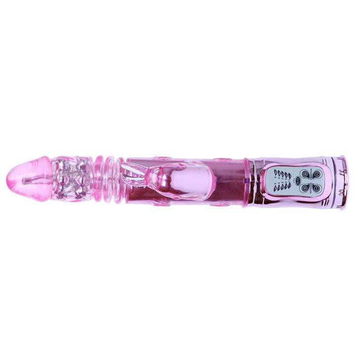 Comprar BAILE Throbbing Bunny Rosa – Vibrador Rotatorio Con Estimulación Clitorial Y Vaginal-Noxtic