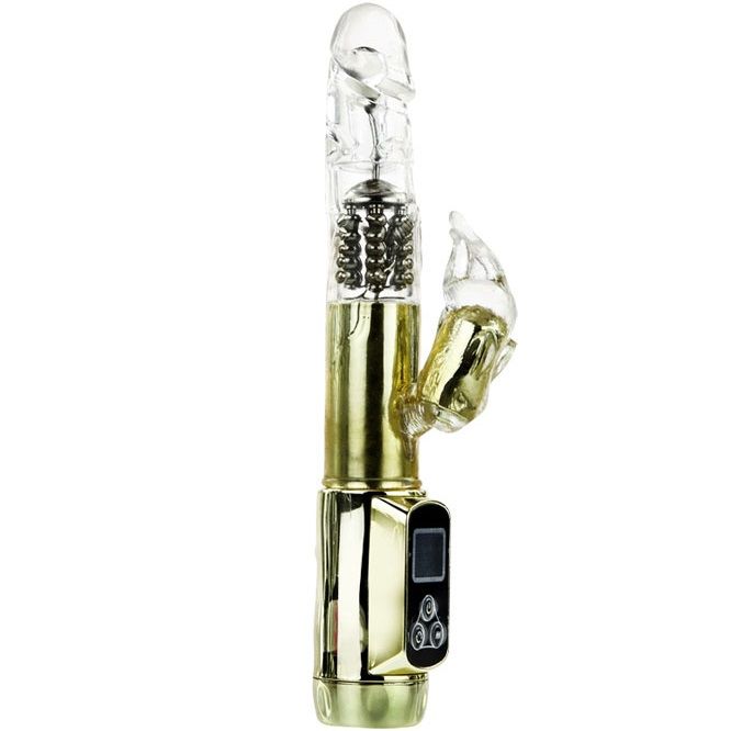 Comprar BAILE Rabbit Siberia Passion Gold – Vibrador Con Doble Rotación Y Bolas Metálicas Para Placer Personalizado-Noxtic