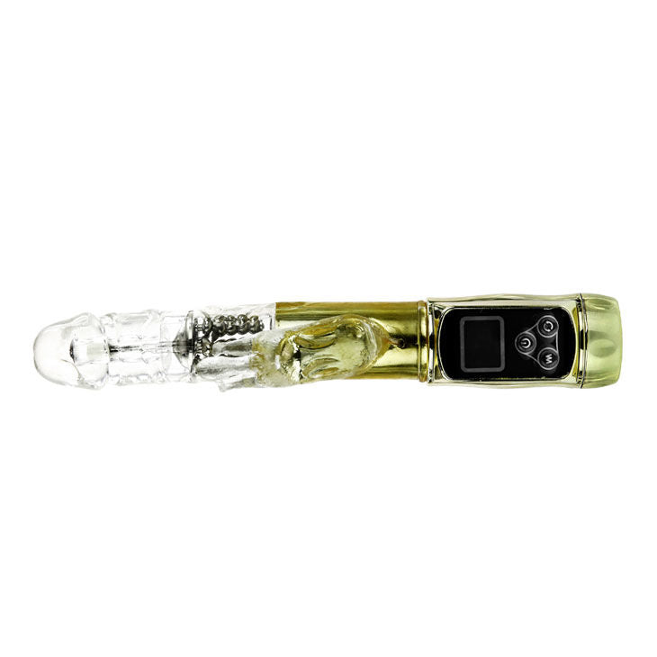 Comprar BAILE Rabbit Siberia Passion Gold – Vibrador Con Doble Rotación Y Bolas Metálicas Para Placer Personalizado-Noxtic