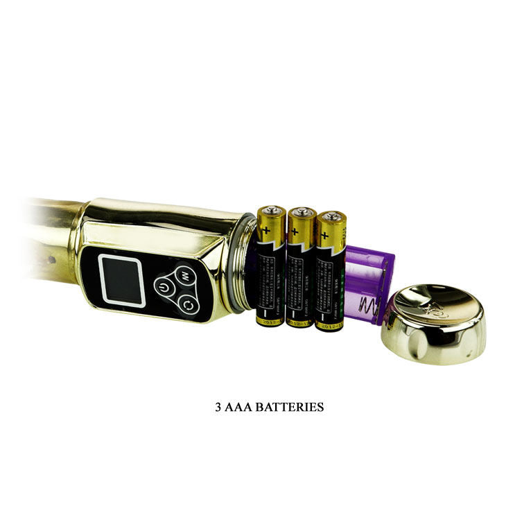 Comprar BAILE Rabbit Siberia Passion Gold – Vibrador Con Doble Rotación Y Bolas Metálicas Para Placer Personalizado-Noxtic