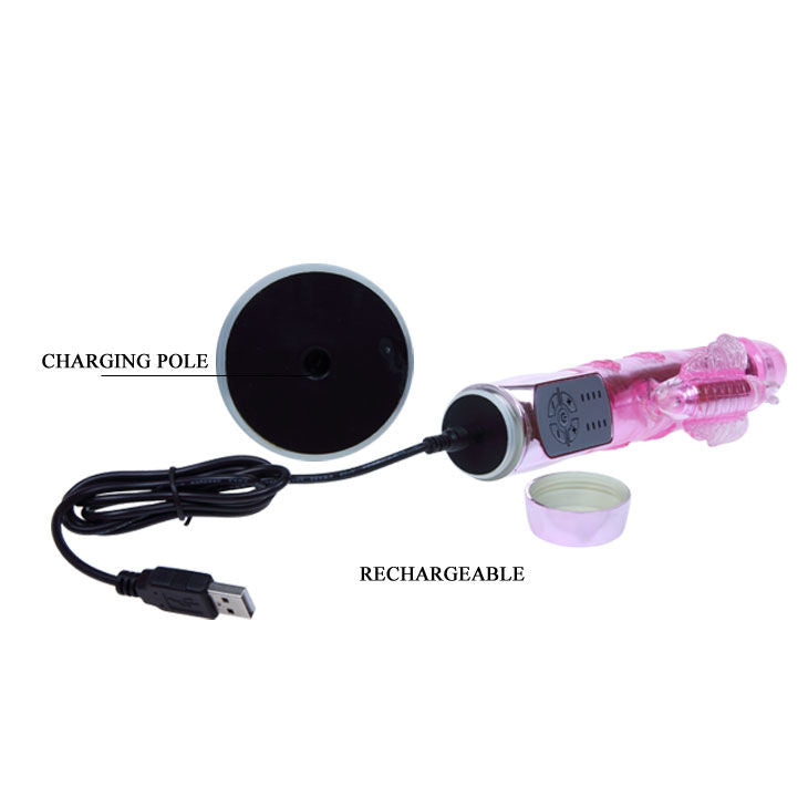 Comprar BAILE Rabbit Throbbing Butterfly – Vibrador Con Doble Rotación y Sistema Automático-Noxtic