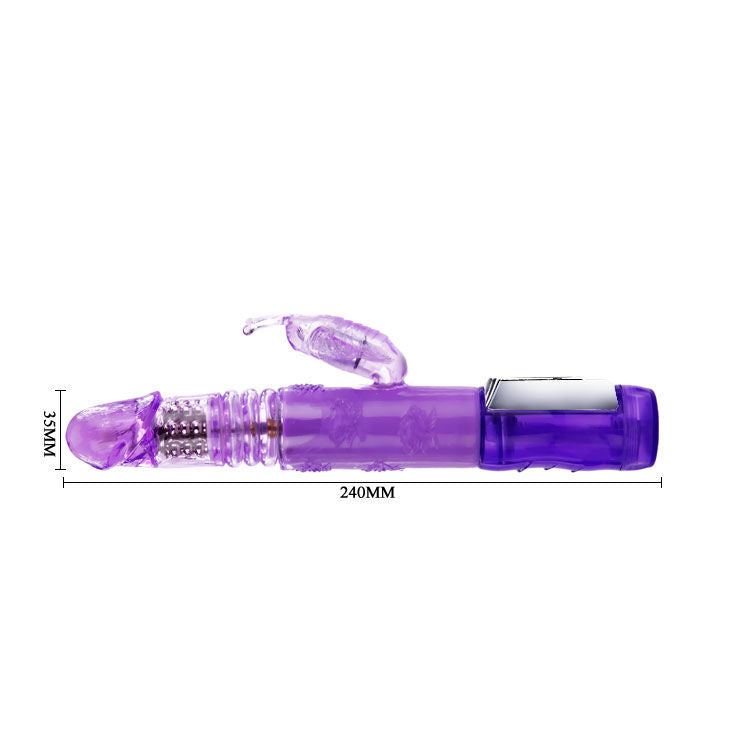 Comprar BAILE Rabbit Butterfly Prince – Vibrador Con Doble Rotación Y Sistema Automático De Elevación-Noxtic