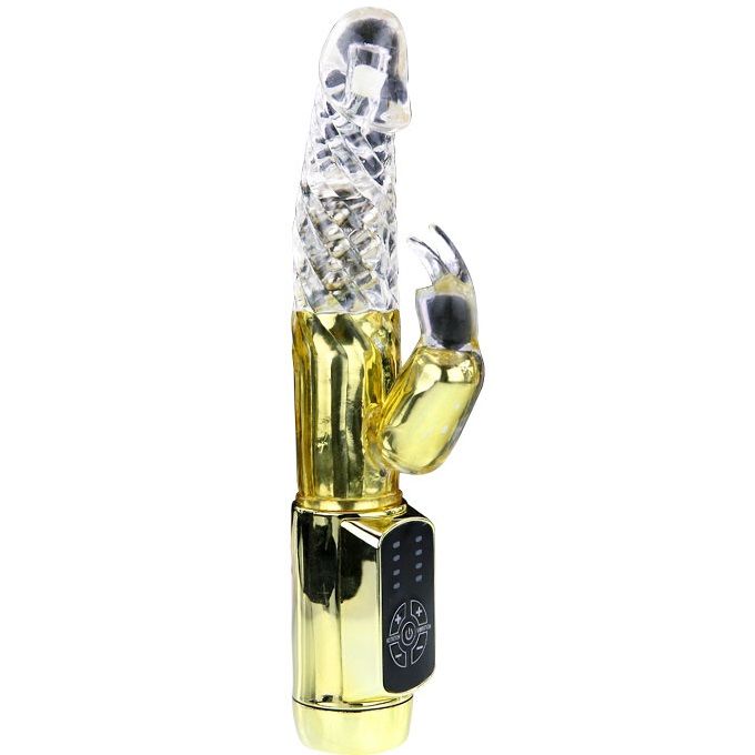 Comprar BAILE Rabbit Gold Prince – Vibrador Con Cuentas Giratorias Para Masaje Inigualable-Noxtic